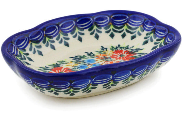 5" Soap Dish Ceramika Bona UNIKAT H0383K