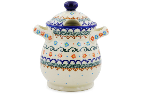 8" Jar with Lid and Handles Ceramika Bona H0387K