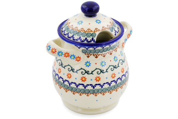 8" Jar with Lid and Handles Ceramika Bona H0387K