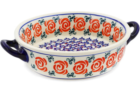 7" Round Baker with Handles Zaklady Ceramiczne H0820K