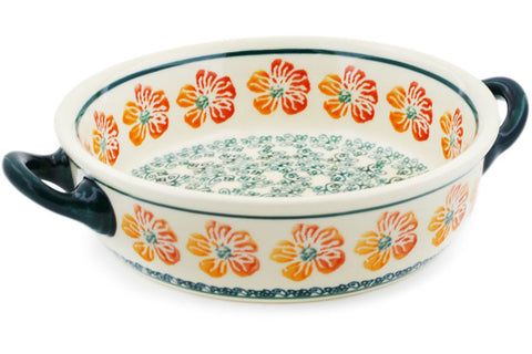 7" Round Baker with Handles Zaklady Ceramiczne H0822K