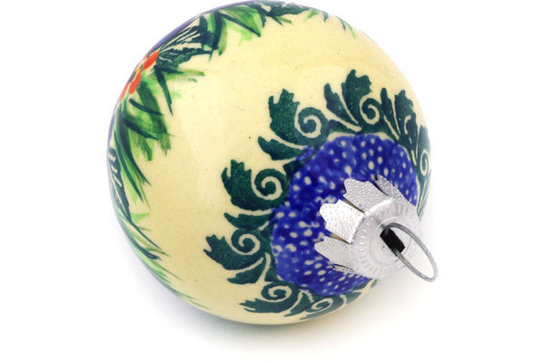 3" Ornament Christmas Ball Cer-raf UNIKAT H0915E