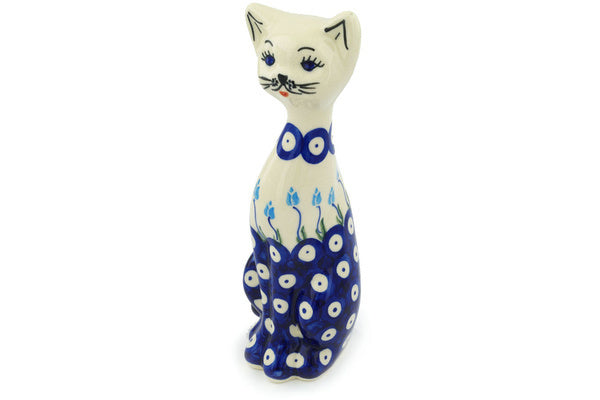 8" Cat Figurine Ceramika Bona H1237H