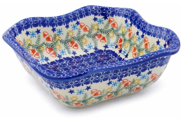 8" Square Bowl Ceramika Bona H1279J