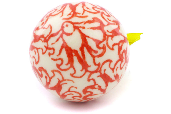 2" Ornament Christmas Ball Zaklady Ceramiczne H1453J