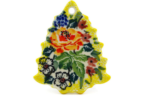 3" Christmas Tree Pendant Ceramika Artystyczna UNIKAT H1719K