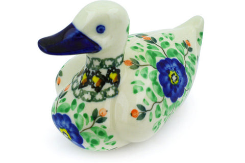 5" Duck Figurine Ceramika Artystyczna UNIKAT H2658D