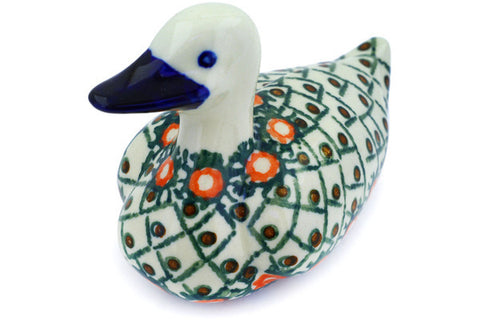 5" Duck Figurine Ceramika Artystyczna UNIKAT H2835D