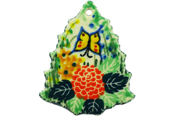 3" Christmas Tree Pendant Ceramika Artystyczna UNIKAT H3172G