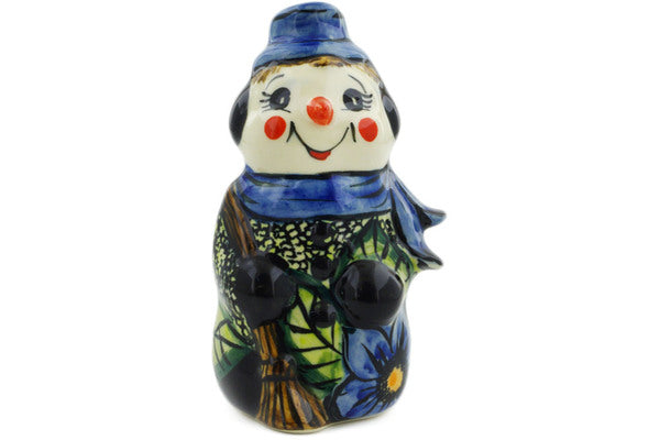 5" Snowman Figurine Cer-raf UNIKAT H3723K