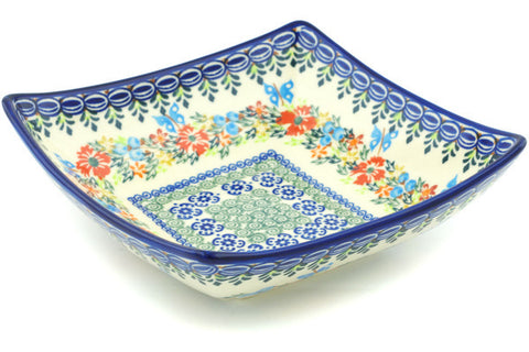 8" Square Bowl Ceramika Bona UNIKAT H3849H