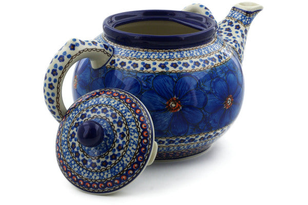 84 oz Tea or Coffee Pot Ceramika Artystyczna UNIKAT H3975K