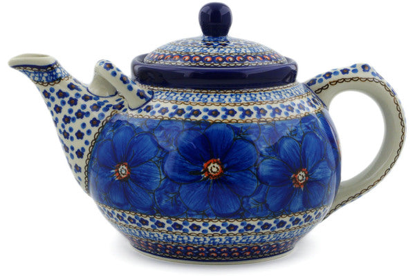 84 oz Tea or Coffee Pot Ceramika Artystyczna UNIKAT H3975K