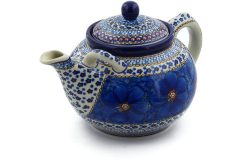 84 oz Tea or Coffee Pot Ceramika Artystyczna UNIKAT H3975K