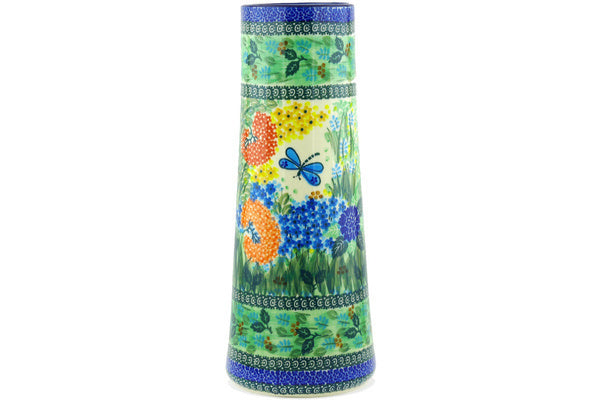 14" Vase Ceramika Artystyczna UNIKAT H4109G