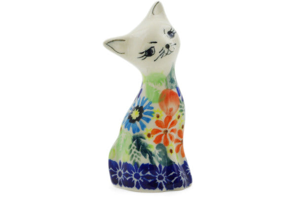 4" Cat Figurine Cer-maz UNIKAT H4175K