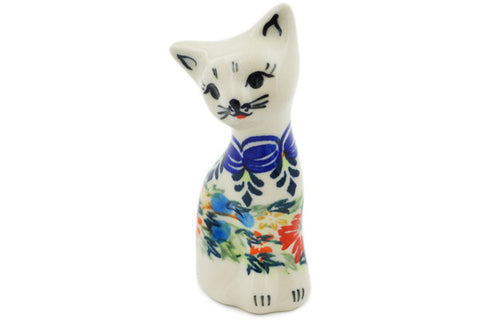 4" Cat Figurine Cer-maz UNIKAT H4176K