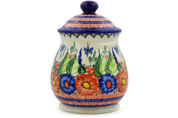 8" Jar with Lid Ceramika Bona UNIKAT H4252K