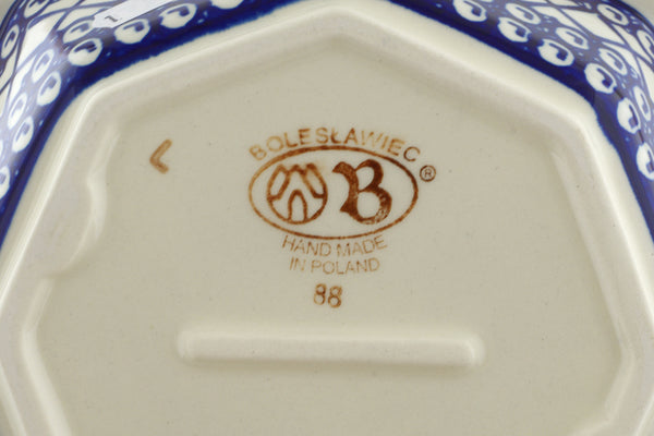 7" Octagonal Bowl Zaklady Ceramiczne H4492J