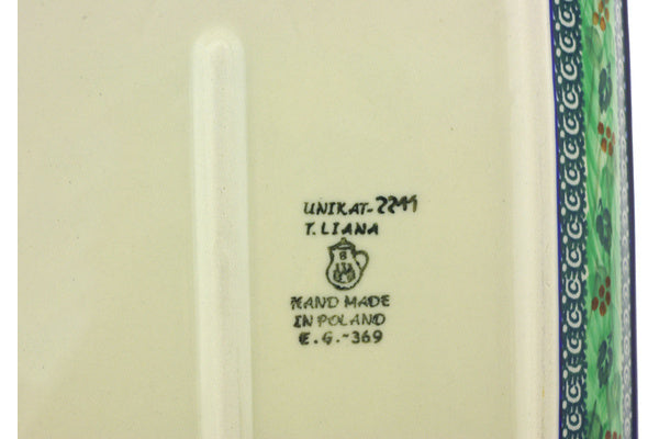 12" Platter Ceramika Artystyczna UNIKAT H4499G