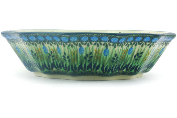 9" Fluted Bowl Ceramika Artystyczna UNIKAT H5171G