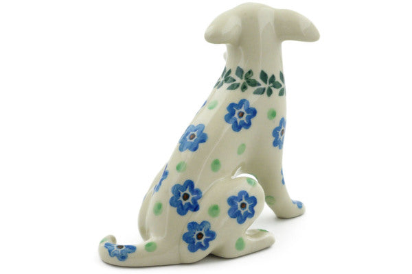 4" Dog Figurine Ceramika Artystyczna H5186K