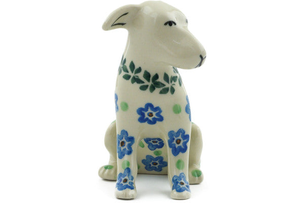 4" Dog Figurine Ceramika Artystyczna H5186K