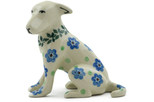 4" Dog Figurine Ceramika Artystyczna H5186K