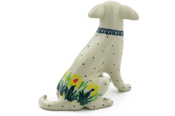 4" Dog Figurine Ceramika Artystyczna H5187K