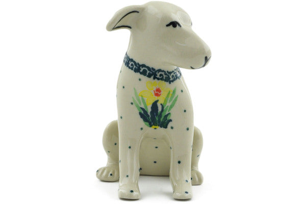 4" Dog Figurine Ceramika Artystyczna H5187K