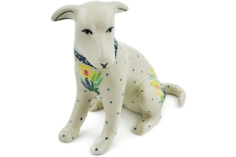 4" Dog Figurine Ceramika Artystyczna H5187K