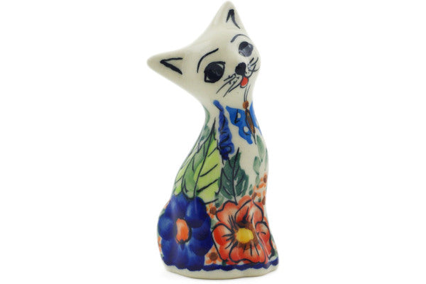 4" Cat Figurine Ceramika Bona UNIKAT H5914K