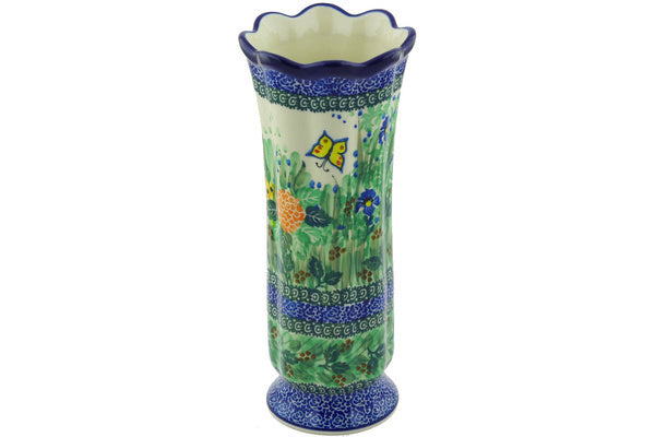 11" Vase Ceramika Artystyczna UNIKAT H6146G