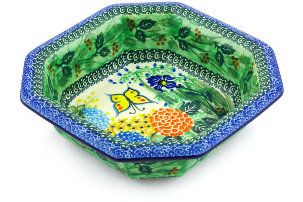 8" Bowl Ceramika Artystyczna UNIKAT H6807G