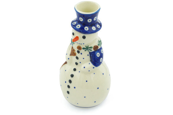 6" Snowman Candle Holder Ceramika Bona H6868H