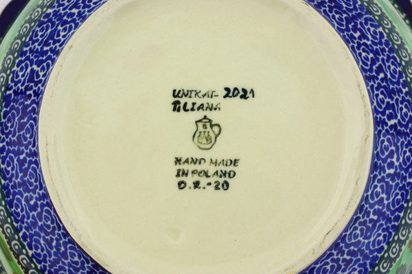 9" Bowl Ceramika Artystyczna UNIKAT H6886G