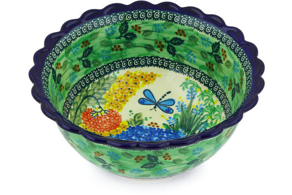 9" Bowl Ceramika Artystyczna UNIKAT H6886G