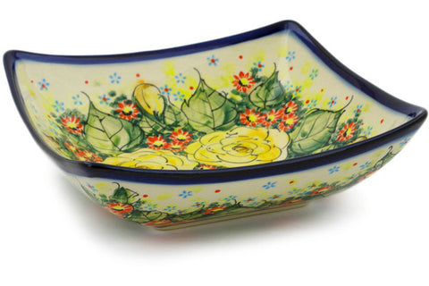 8" Square Bowl Cer-raf UNIKAT H7165J