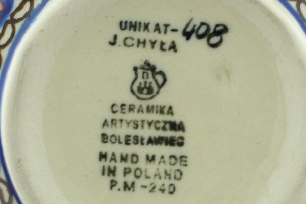 8" Fluted Bowl Ceramika Artystyczna UNIKAT H7925I