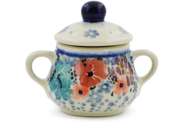 2" Mini Sugar Bowl Ceramika Artystyczna UNIKAT H7942J