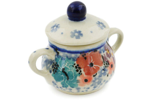 2" Mini Sugar Bowl Ceramika Artystyczna UNIKAT H7942J