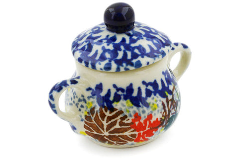 2" Mini Sugar Bowl Ceramika Artystyczna UNIKAT H7944J