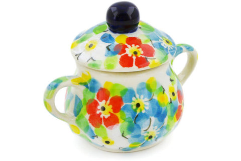 2" Mini Sugar Bowl Ceramika Artystyczna UNIKAT H7953J