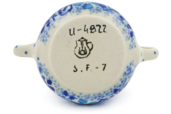 2" Mini Sugar Bowl Ceramika Artystyczna UNIKAT H7955J