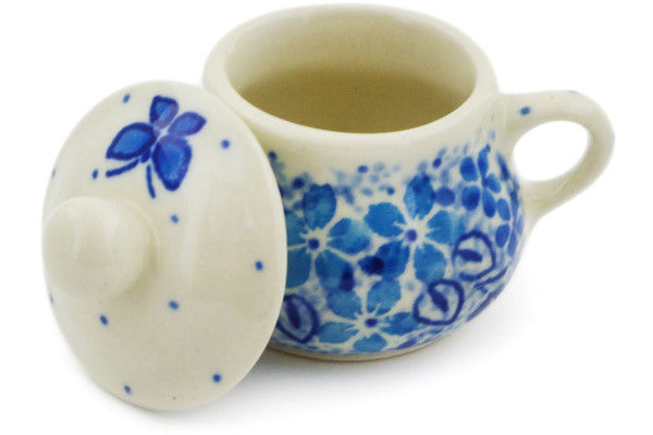 2" Mini Sugar Bowl Ceramika Artystyczna UNIKAT H7955J