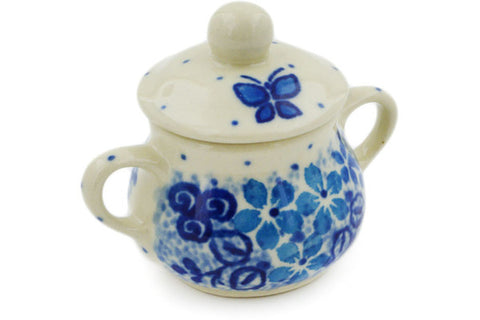 2" Mini Sugar Bowl Ceramika Artystyczna UNIKAT H7955J