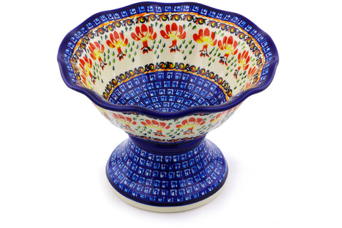 8" Bowl with Pedestal Zaklady Ceramiczne H8133I