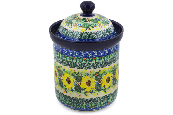 8" Jar with Lid Ceramika Artystyczna UNIKAT H8240J