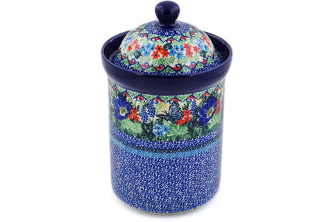 9" Jar with Lid Ceramika Artystyczna UNIKAT H8255J