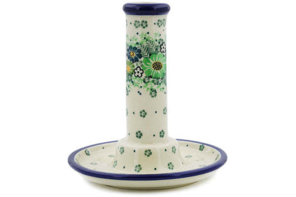 6" Candle Holder Ceramika Artystyczna UNIKAT H8363J